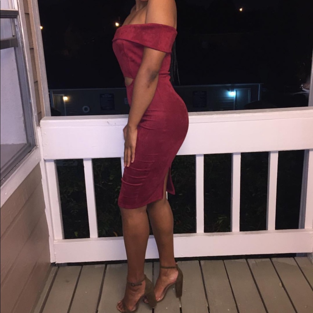 Off the shoulder dress